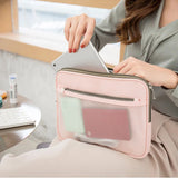 Portable Waterproof Briefcase for Travel, Pens, Notebooks, Office Documents