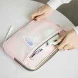 Portable Waterproof Briefcase for Travel, Pens, Notebooks, Office Documents