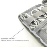 Portable Travel Kit Small Bag Mobile Phone Case Digital Gadget USB Data Cable
