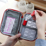 Portable Travel Pill Pouch Mini Empty First Aid Kit Home Neceser