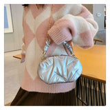 Portable Travel Women Padded Nylon Top-handle Shoulder Bag