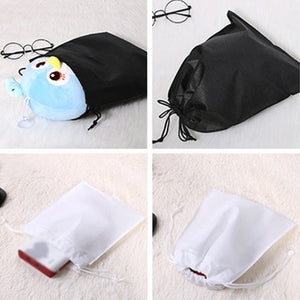 Portable Shoes Bag Travel Storage Drawstring Dust Bags Non-woven Gift Protector