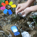 Portable Foaming Paper Soap Sheets Box Travel Bath Scented Hand Washing