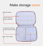 Watchband Storage Box Travel Organizer Case