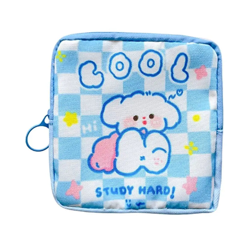 Portable Women Coin Purse Storage Bag Sanitary Pad Cosmetic Bags