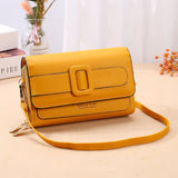 Women Shoulder Bag Soft Leather Messenger Purse Ladies Wallet
