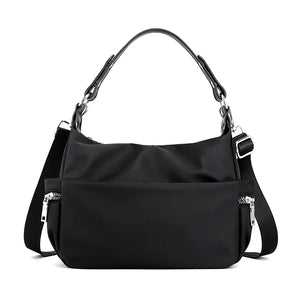 Portable Women's Shoulder Bag Nylon Tote Crossbody