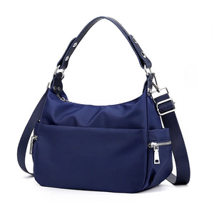 Portable Women's Shoulder Bag Nylon Tote Crossbody