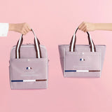 Portable Women's Thermal Lunch Bag Insulated Lunch Box Waterproof Picnic Tote