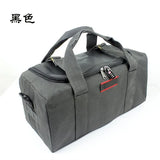 Canvas Men's Travel Bag with High Shoulder Portable Handbag