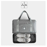 Portable Storage Bag Double-Layer Separation Shoe Waterproof Travel Bag