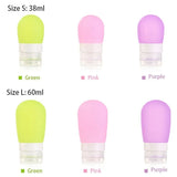 Portable Silicone Travel Bottles Shampoo Container Candy Accessories