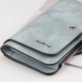 Vrouwen Lederen Portemonnee Clutch - Luxe Kaarthouder
