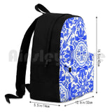 Outdoor Hiking Backpack Watercolor Pattern Moroccan Tile