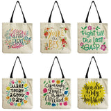 Positive Energy Sunshine Print Tote Bag for Women