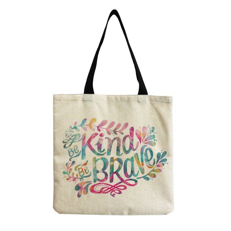 Positive Energy Sunshine Print Tote Bag for Women