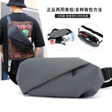 Men's Chest Bag Polyester Waist Crossbody Bag