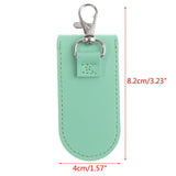Leather Pouch Case Keychain for USB Flash Drive Memory Stick