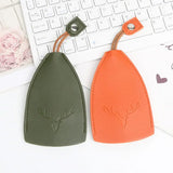3D Elk Key Protector Cover Faux Leather Pull Out Type