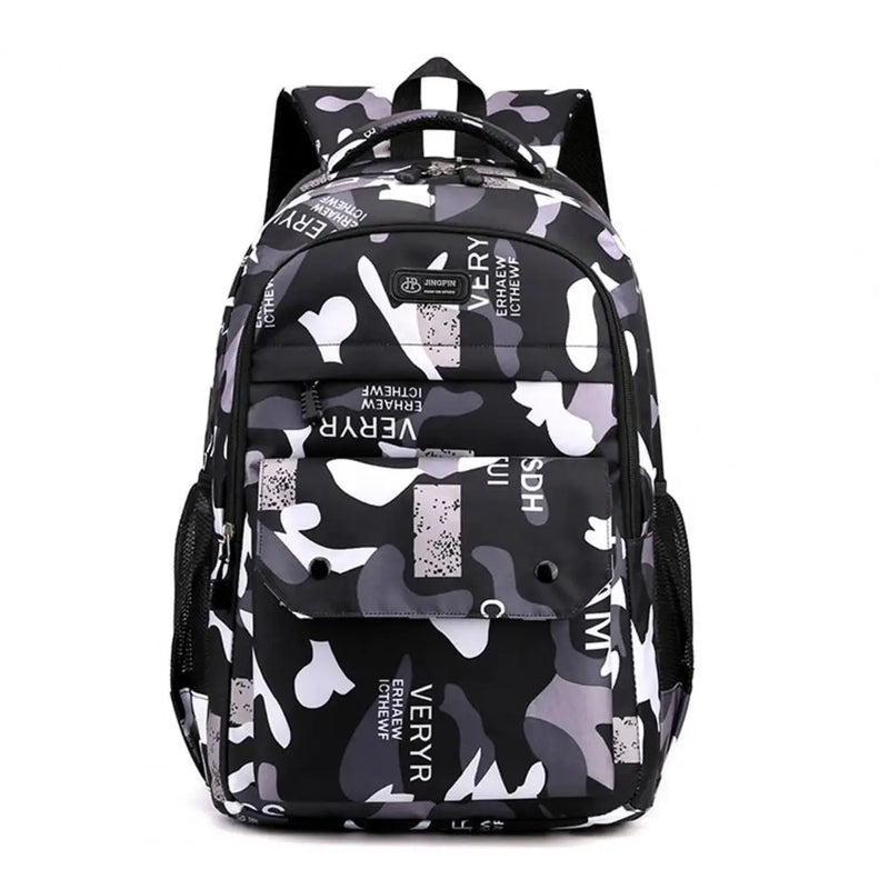 Camouflage Tear Resistant Unisex Backpack School Bag