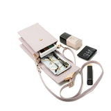 Prati Small Fresh PU Mobile Phone Bag Vertical Mini Shoulder Bag