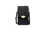 Prati Small Fresh PU Mobile Phone Bag Vertical Mini Shoulder Bag
