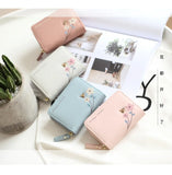 Prati's Women's Short Wallet Multi-function Folding Zero Wallet