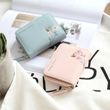 Prati's Women's Short Wallet Multi-function Folding Zero Wallet