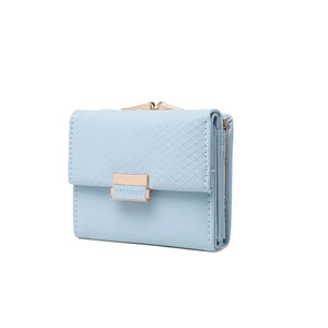 Prati's Women's Wallet Three-Fold Clip Short Wallet