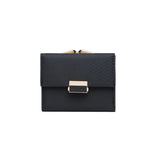 Prati's Women's Wallet Three-Fold Clip Short Wallet