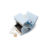Prati's Women's Wallet Three-Fold Clip Short Wallet