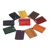 Cowhide Leather Key Wallet Housekeeper Multi-function Key Bag