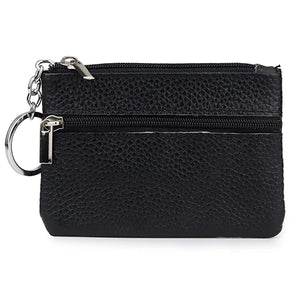 Cowhide Leather Key Wallet Housekeeper Multi-function Key Bag