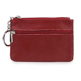 Cowhide Leather Key Wallet Housekeeper Multi-function Key Bag