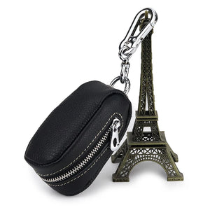 Men's Cowhide Leather Key Wallet Car Key Holder