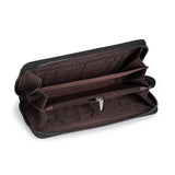 High Sheepskin Long Zipper Wallet For Men