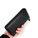 High Sheepskin Long Zipper Wallet For Men