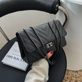Square Chain Shoulder Bag Women's Spring Autumn 2022