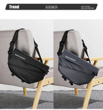 Waterproof Cross Body Bag Men Magnetic Messenger Bag