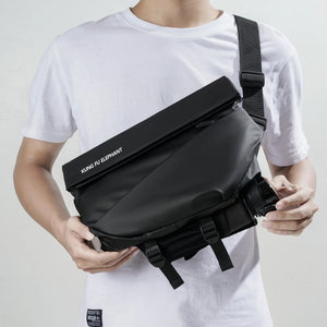 Waterproof Cross Body Bag Men Magnetic Messenger Bag