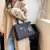 Women's Plaid Flower Handbag Crossbody Shoulder Bag Tote