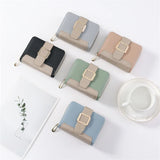 PU Leather Short Wallet Clutch Bag Dual Purpose