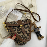 PU Leather Western Style Shoulder Bag Retro All-match Messenger Bag