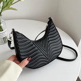Soft Leather Rhombus Shoulder Bag for Women