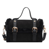 Autumn Winter Lamb Plush Cross Body Bag Women Bag