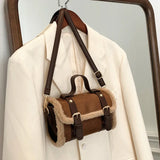 Autumn Winter Lamb Plush Cross Body Bag Women Bag