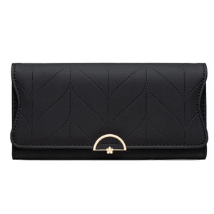 Prenti Women's Long Buckle Wallet Multi-functional Handheld Wallet