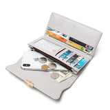 Prenti Women's Long Buckle Wallet Multi-functional Handheld Wallet