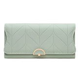 Prenti Women's Long Buckle Wallet Multi-functional Handheld Wallet