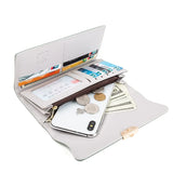 Prenti Women's Long Buckle Wallet Multi-functional Handheld Wallet